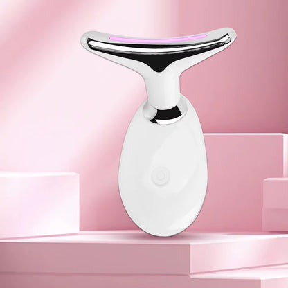 7-in-1 LED Face & Neck Lifter – Sculpt, Tighten & Glow